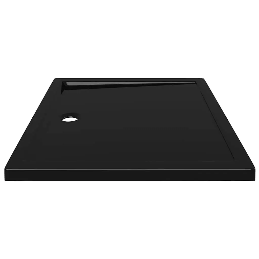 Black Rectangular Shower Tray 80x90 cm