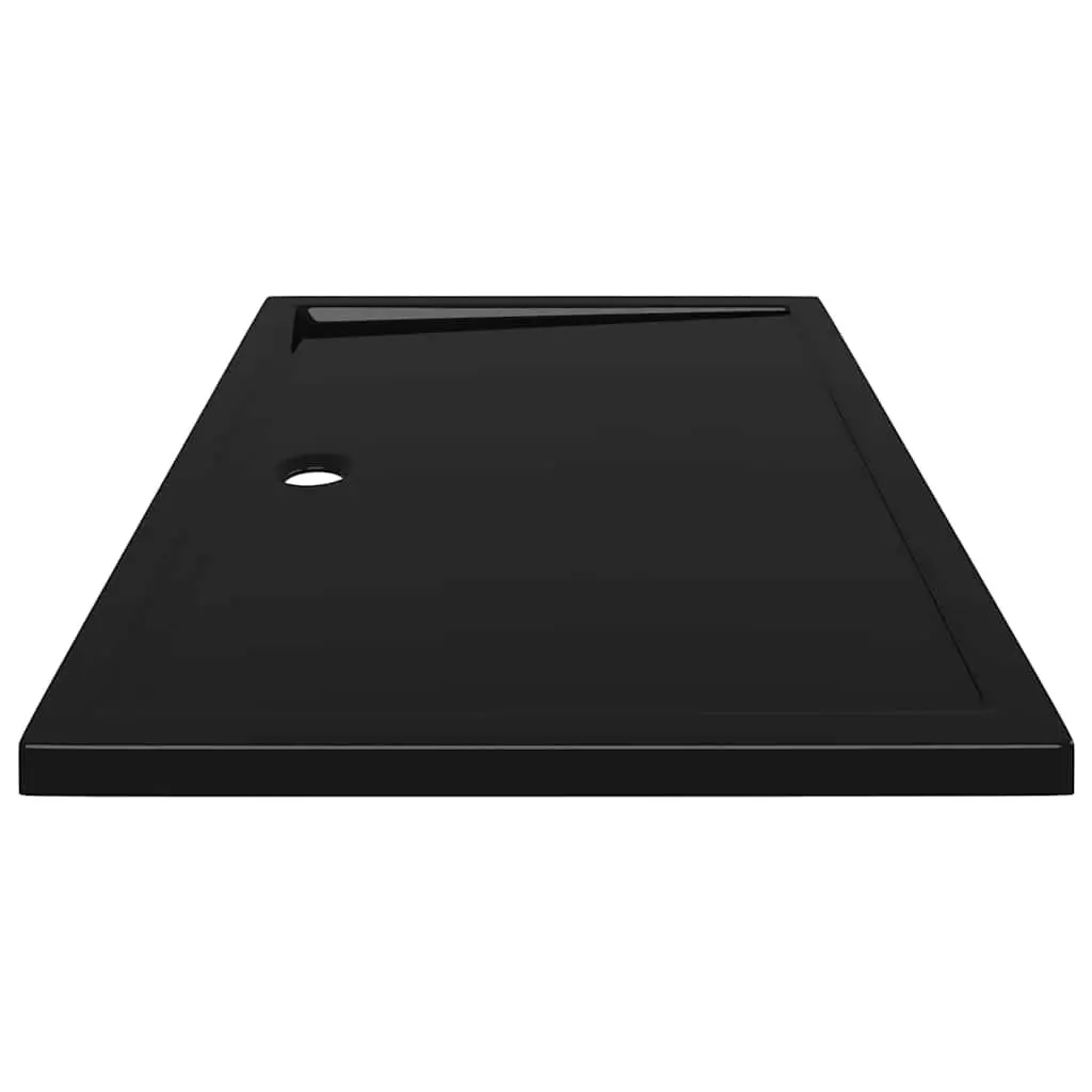 Rectangular Black Shower Base Tray 80x120 cm