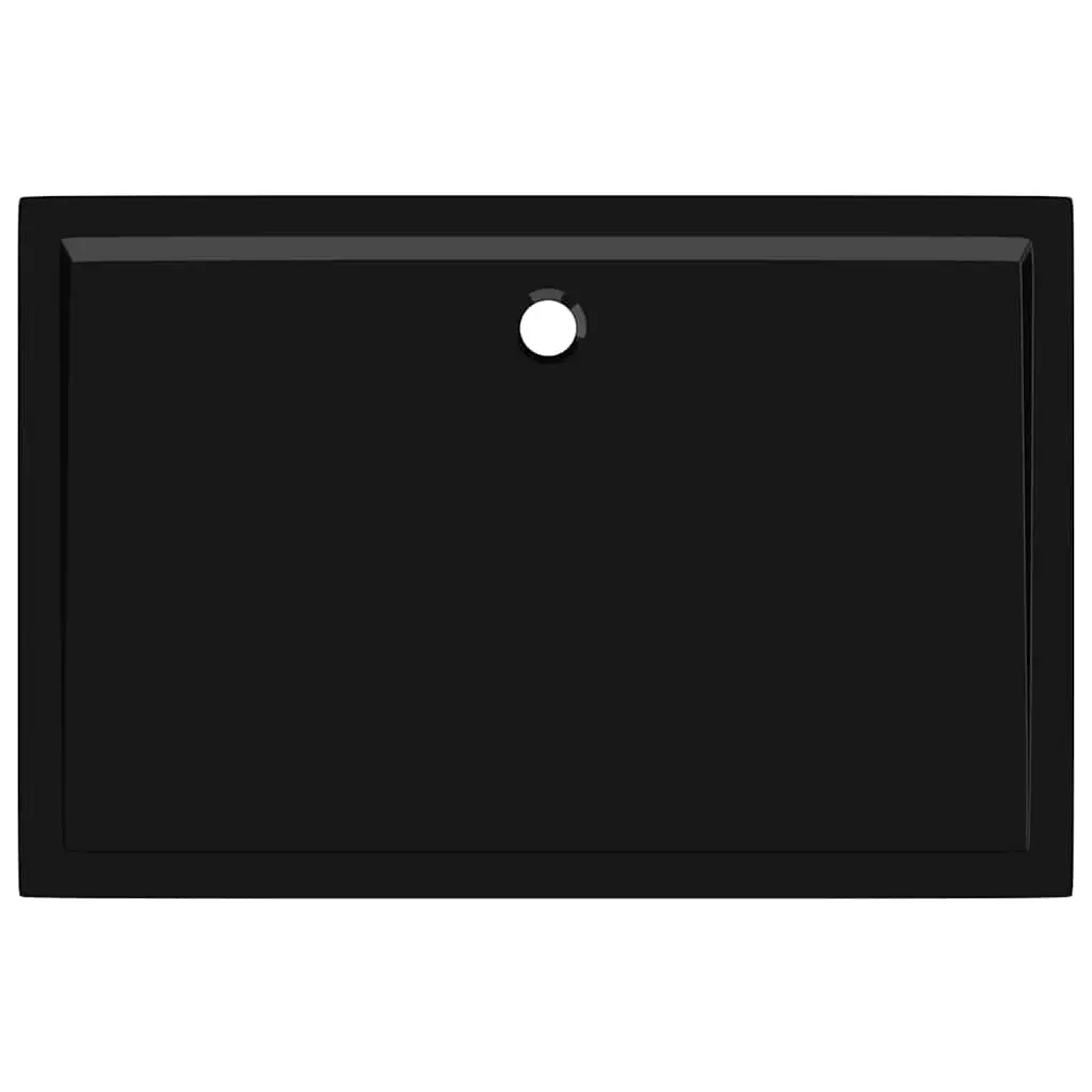 Rectangular Black Shower Base Tray 80x120 cm