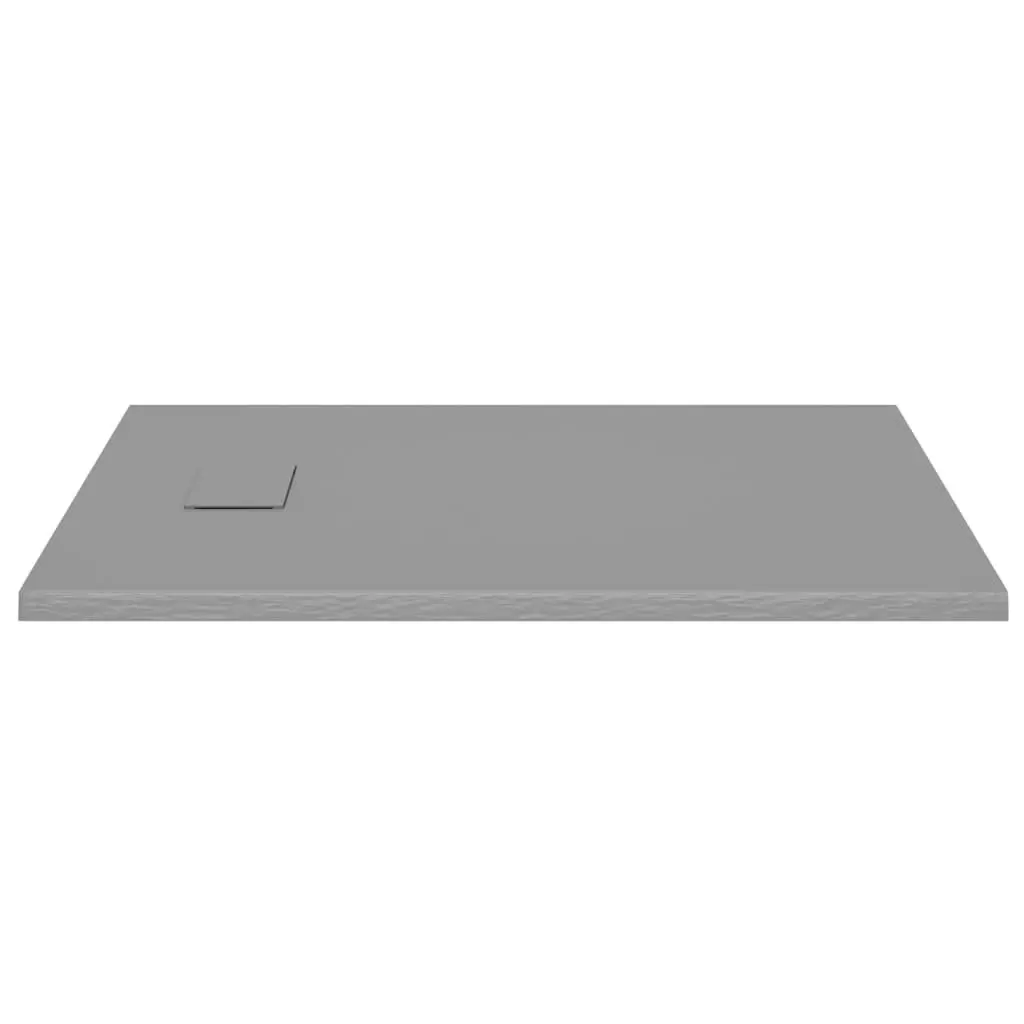 Shower Base Tray SMC 100x80 cm Grey Slate Stone