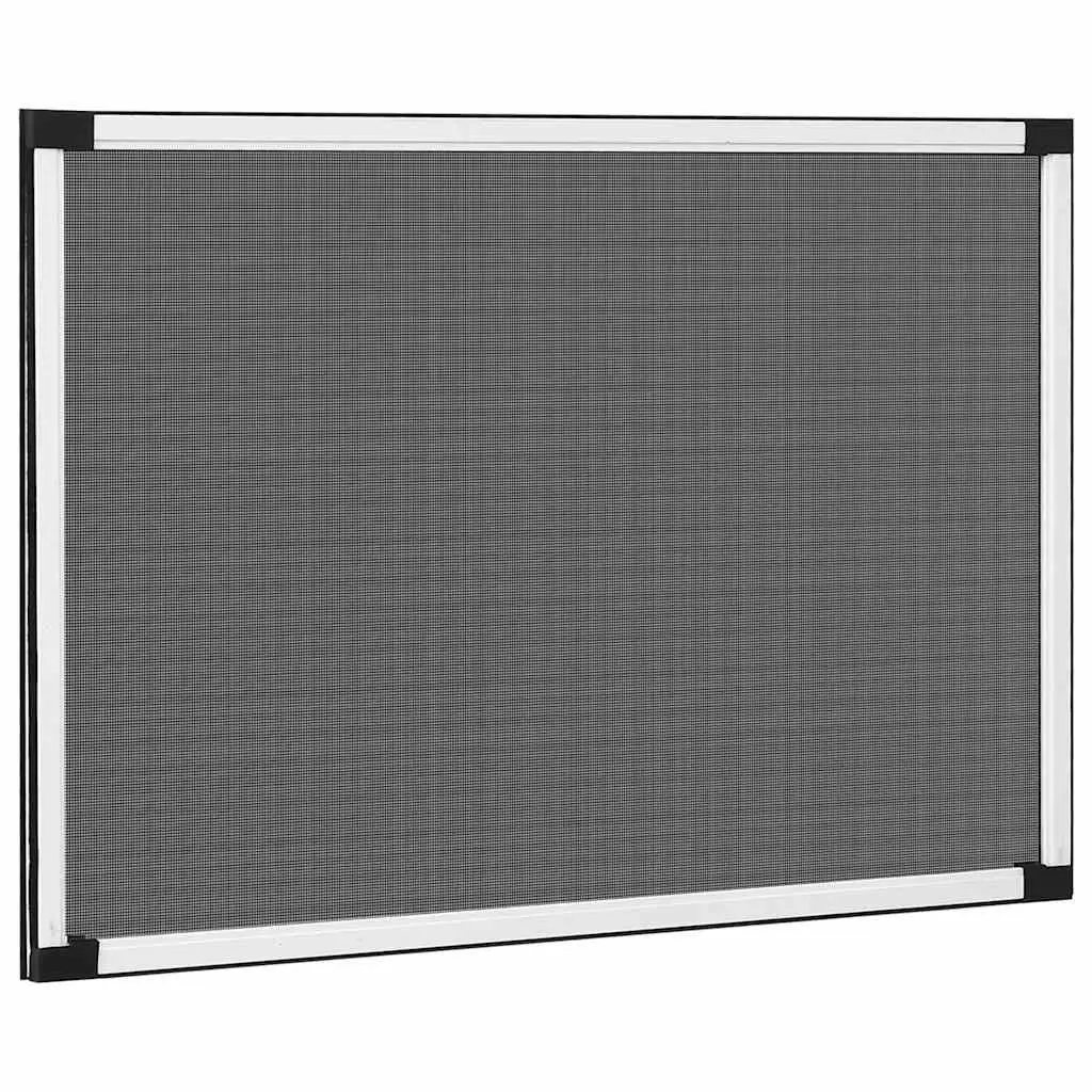 Adjustable White Window Insect Screen for Fly Protection 75-143x50