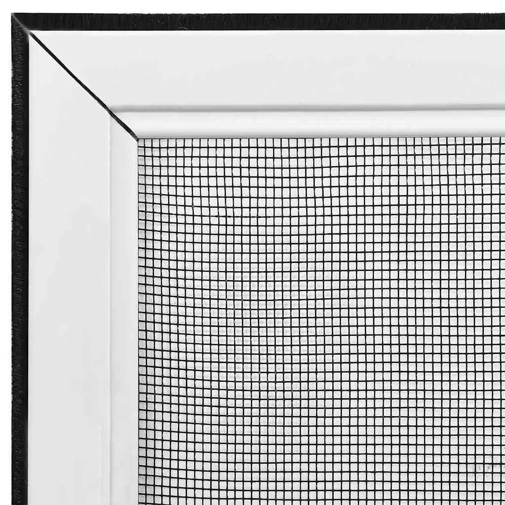 Adjustable White Window Insect Screen for Fly Protection 75-143x50