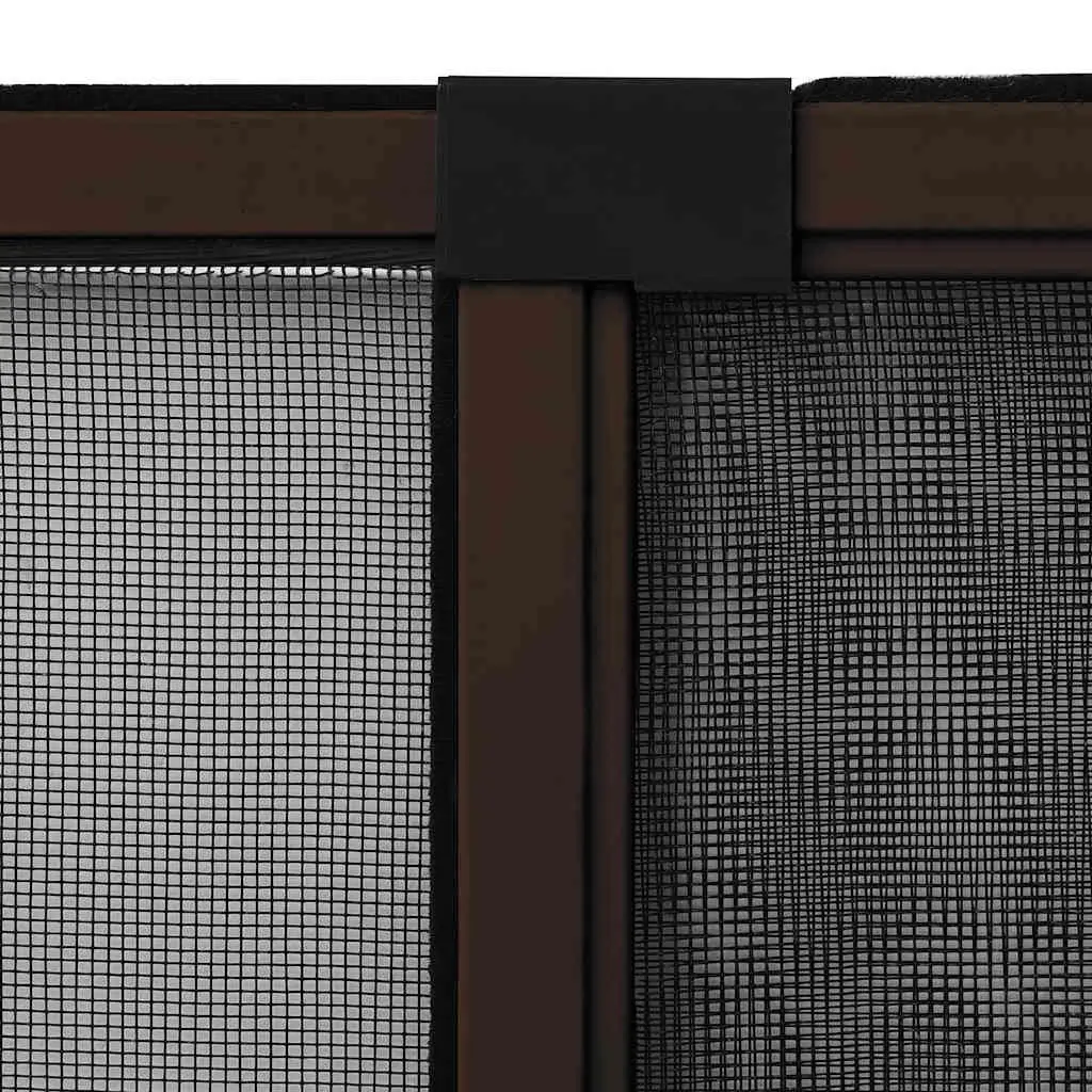Extendable Window Insect Screen with Brown Mesh