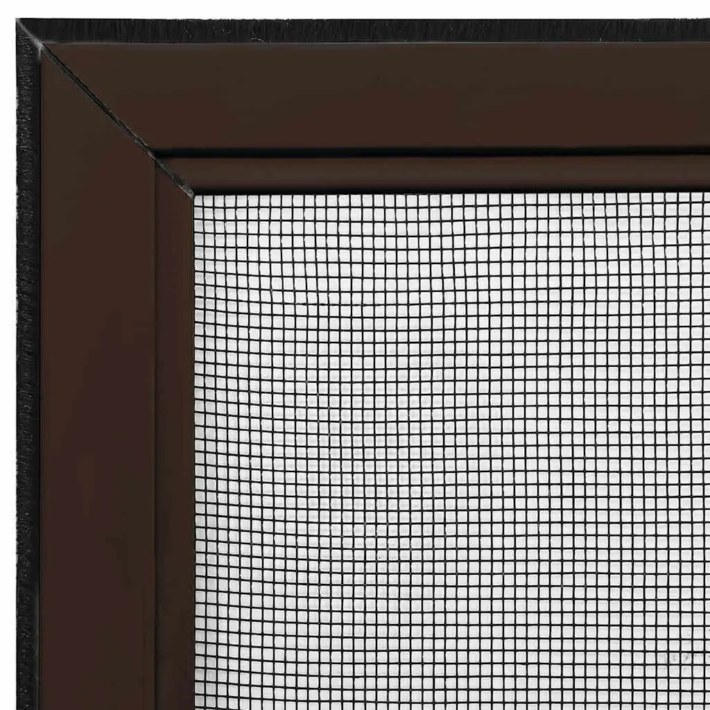 Extendable Window Insect Screen with Brown Mesh