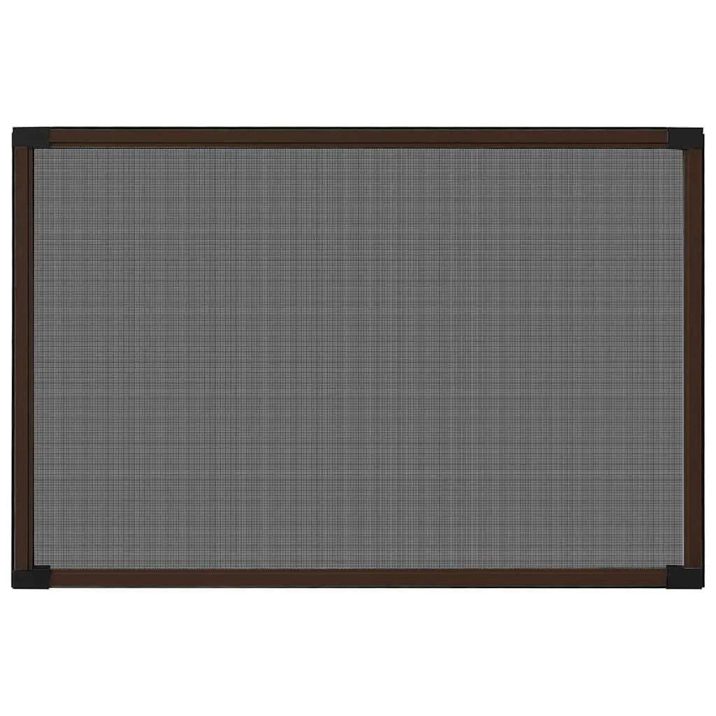 Adjustable Brown Fibreglass Mesh Window Screen for Insect Protection