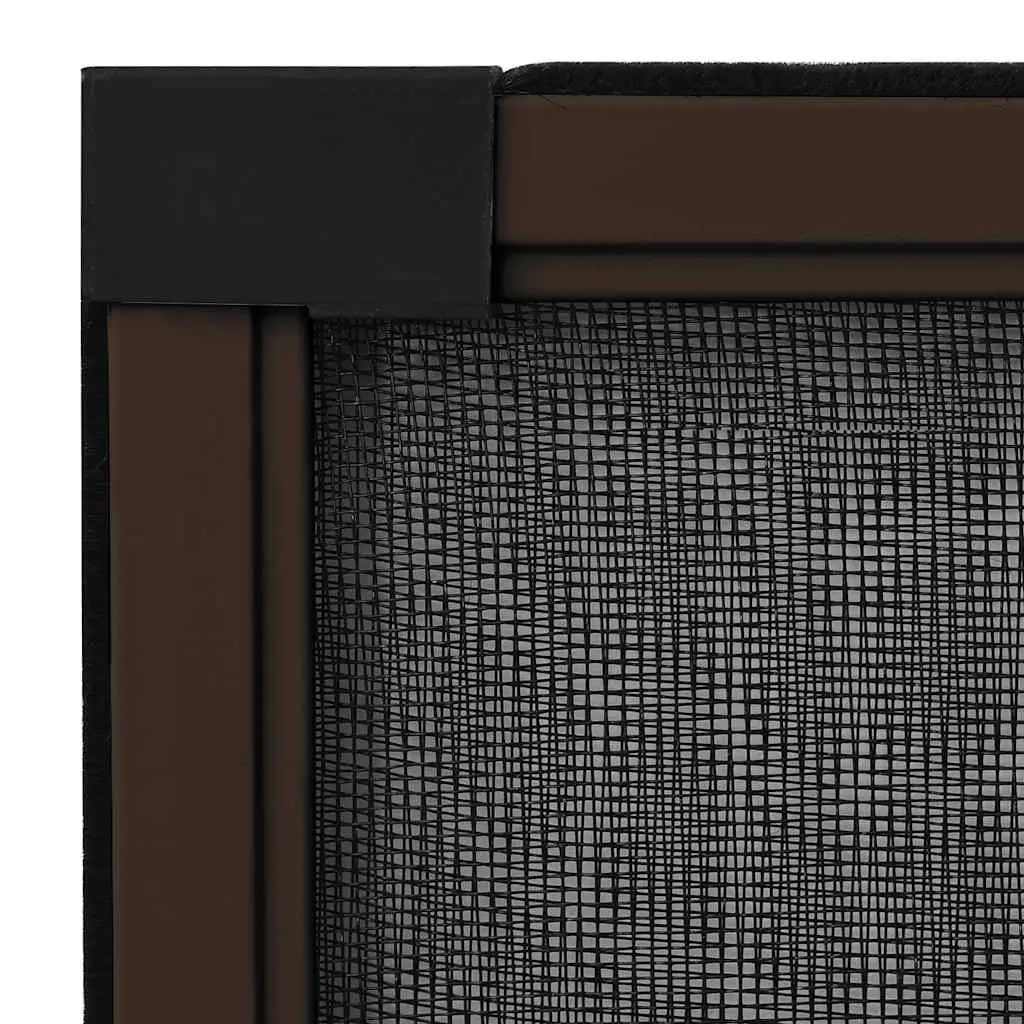 Adjustable Brown Fibreglass Mesh Window Screen for Insect Protection