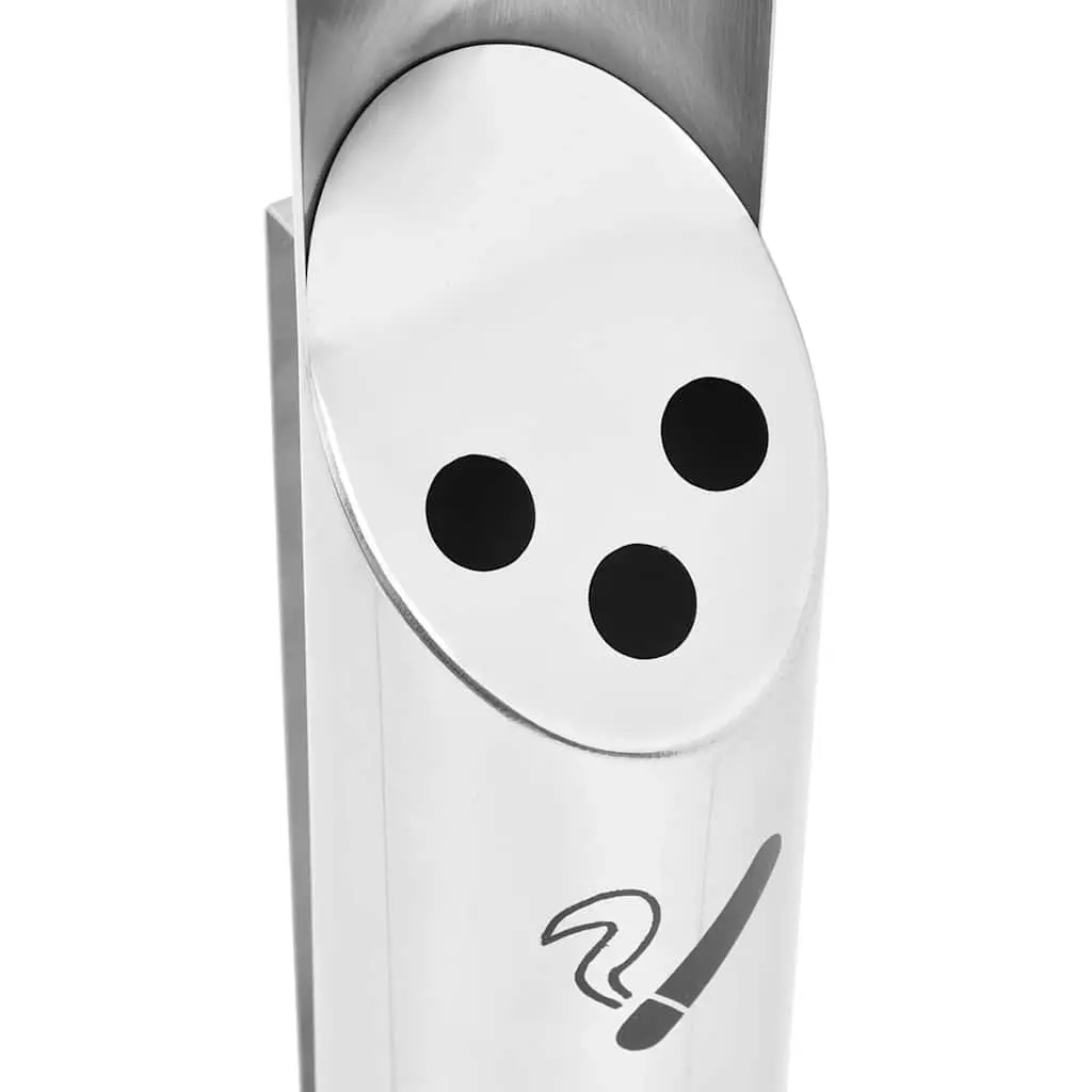Wall Mounted Ashtray with Hinged Bottom for Easy Use