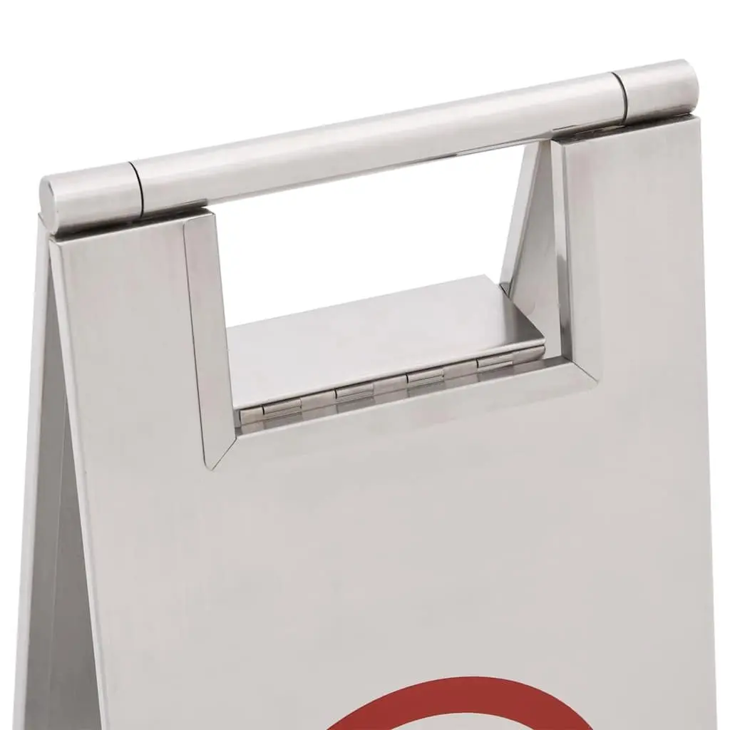 Stainless Steel Double-Sided Folding Parking Sign
