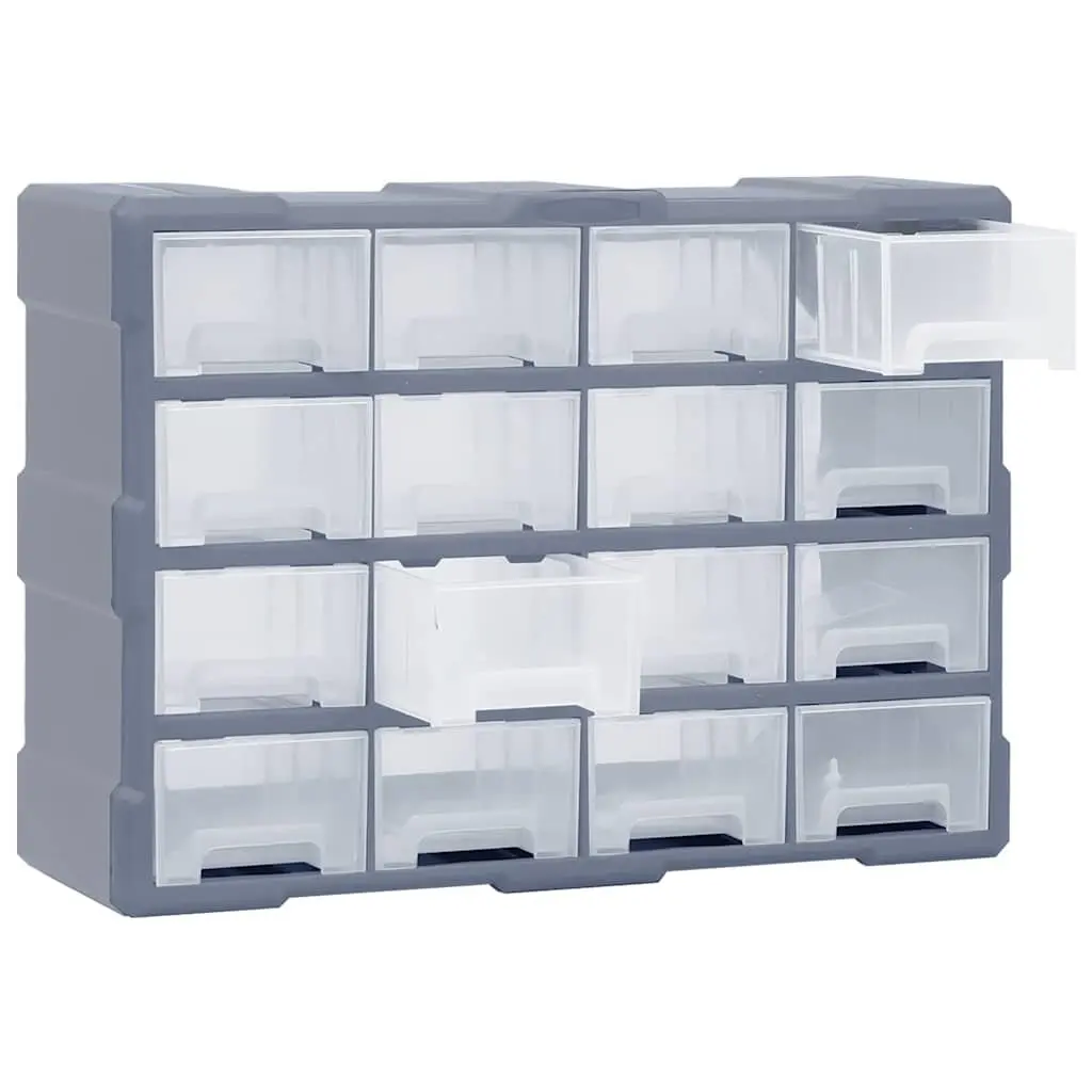 Multi-Drawer Tool Storage Box with 16 Drawers
