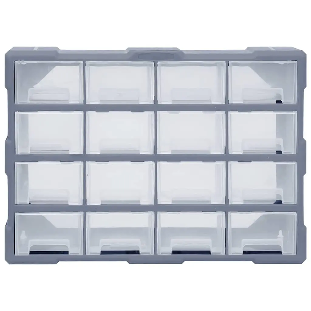 Multi-Drawer Tool Storage Box with 16 Drawers