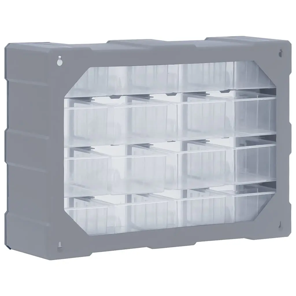 Multi-Drawer Tool Storage Box with 16 Drawers