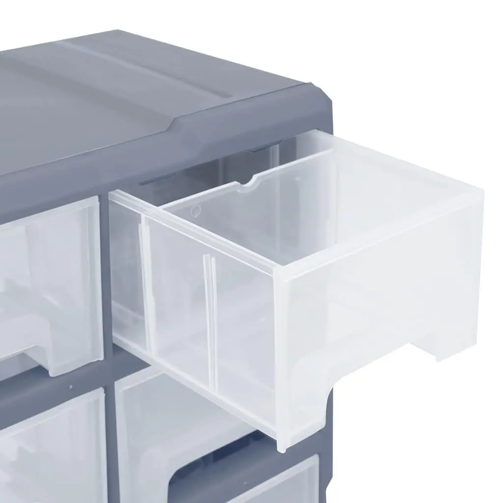 Multi-Drawer Tool Storage Box with 16 Drawers