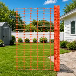 Durable 50m Orange Garden Safety Fence for Construction