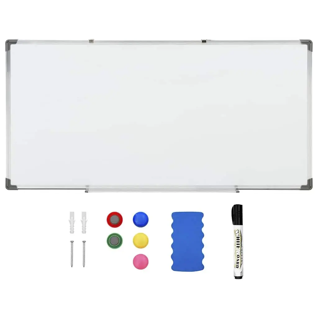 Wall-Mounted Magnetic Whiteboard for Home & Office