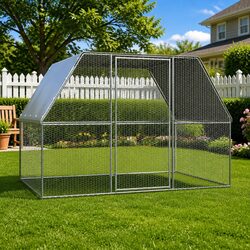 Durable Galvanised Steel Outdoor Chicken Cage 3x2x2 m