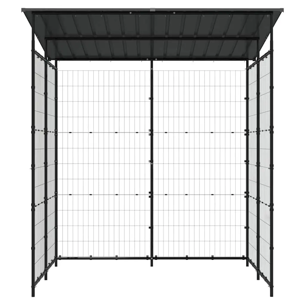 Bicycle Shed Powder-coated Steel 190x190x222cm Black