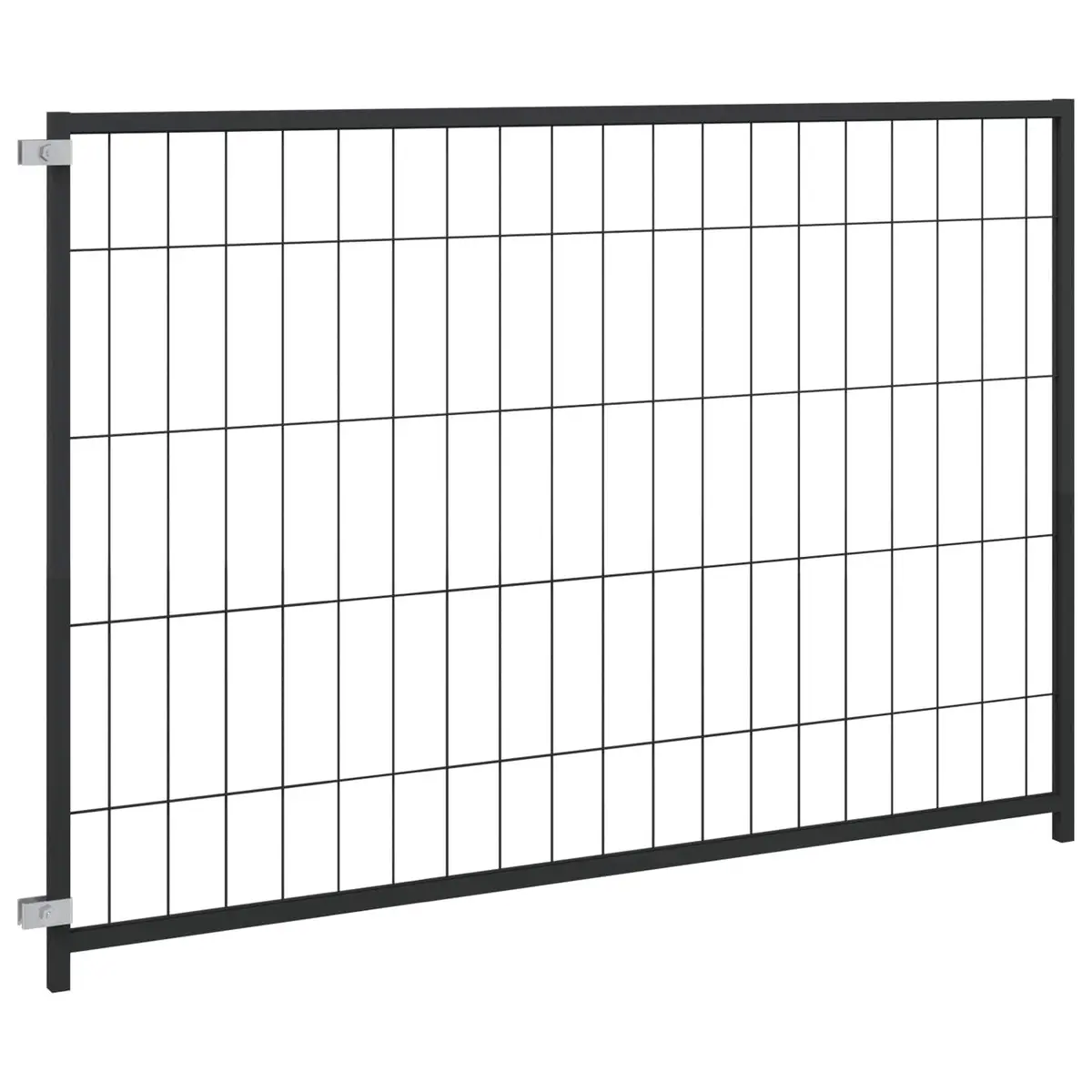 Dog Kennel Steel 300 x 100 x 70 cm Black Outdoor Enclosure Wire Mesh Pet Run Play Pen