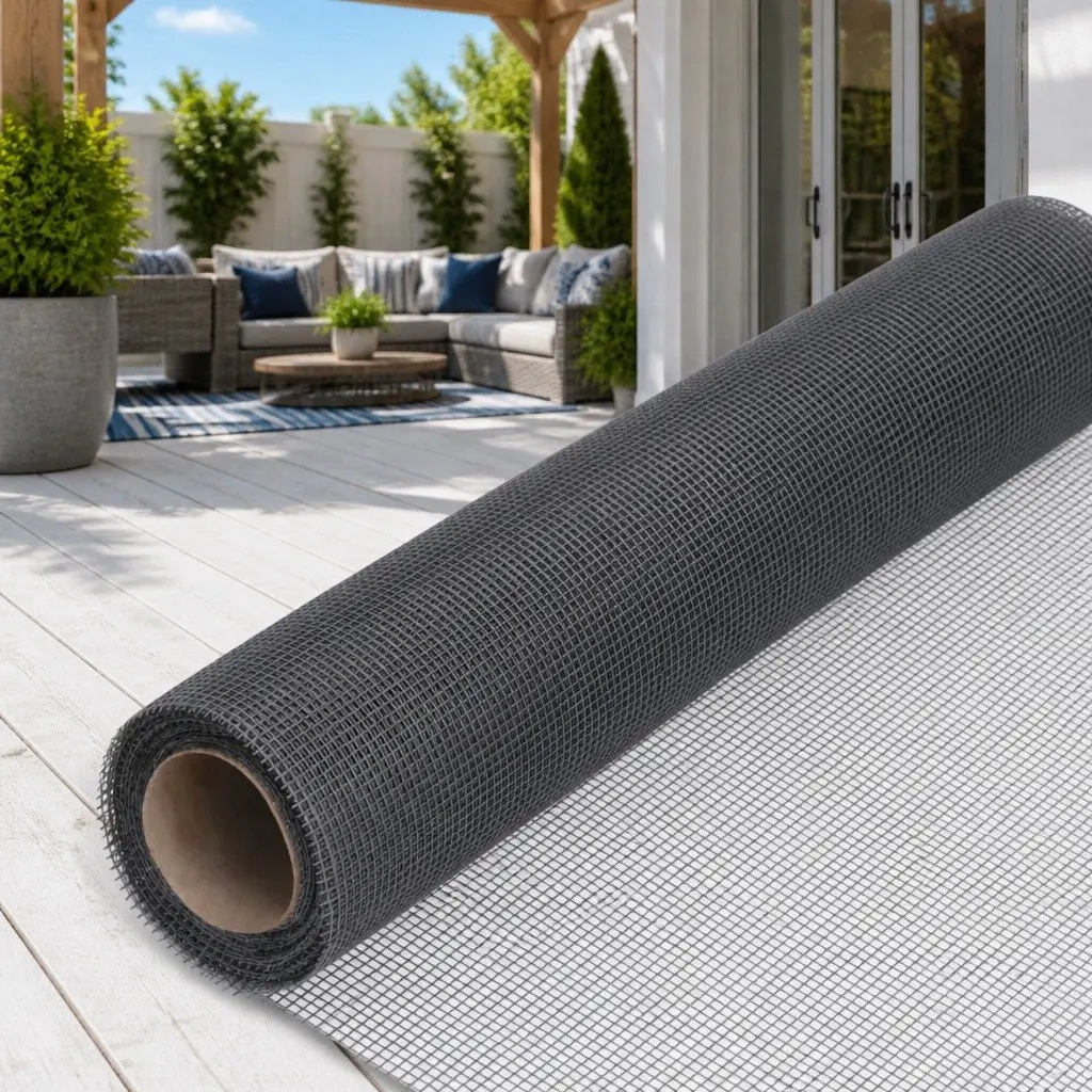 Fiberglass Mesh Screen 60x500 cm Grey for Repairs