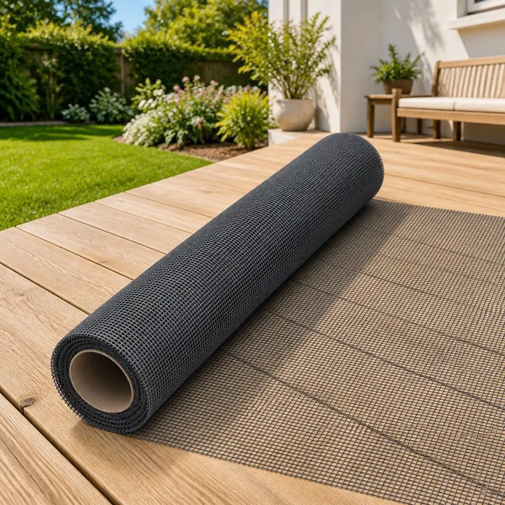 Fiberglass Mesh Screen 80x1000 cm Grey