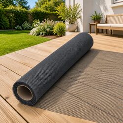 Durable Fiberglass Mesh Screen 80x1000 cm Grey