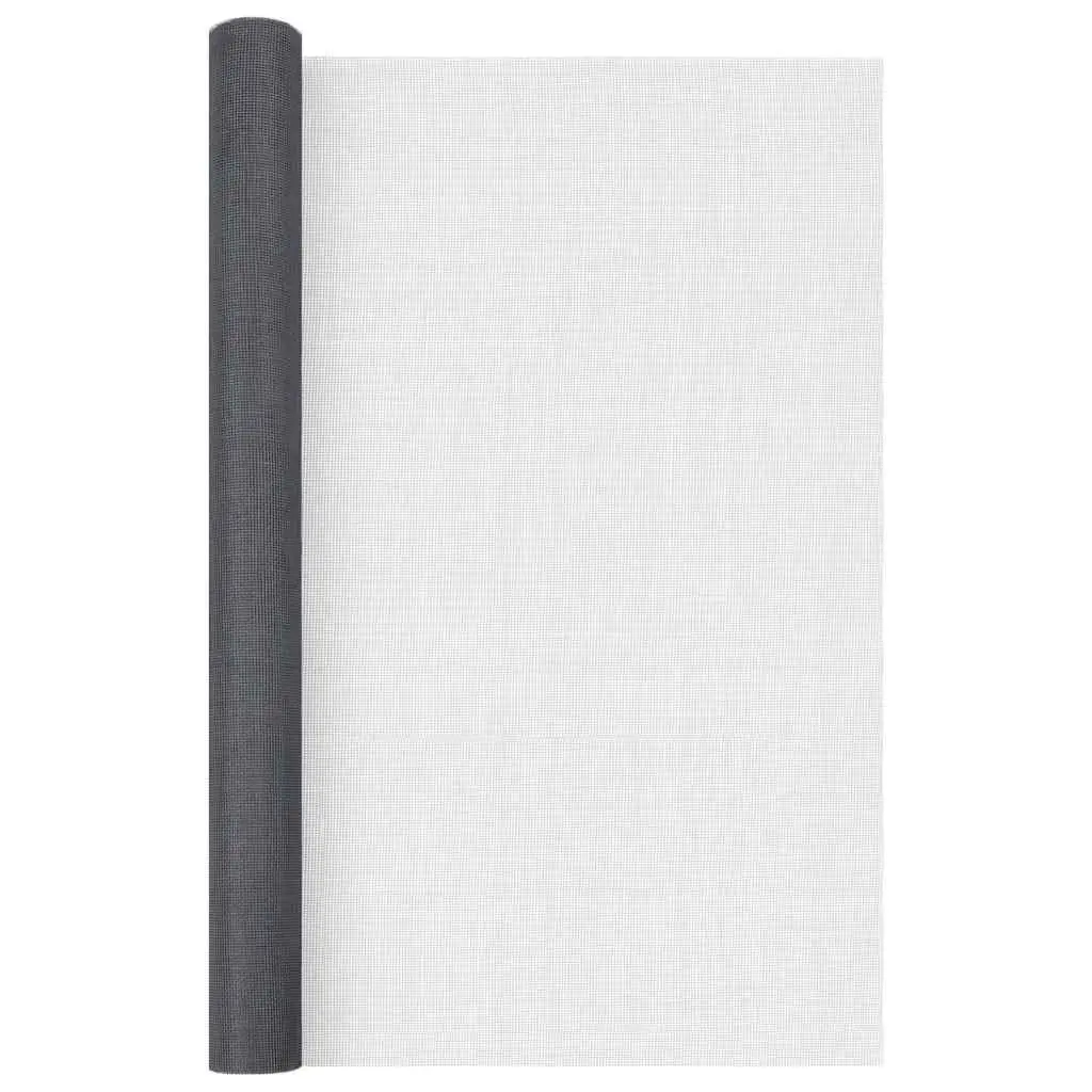 Fiberglass Mesh Screen 112x500 cm Grey for Insect Control