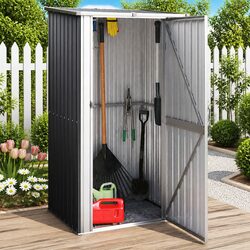 Durable Garden Shed with Lockable Door and Galvanised Steel