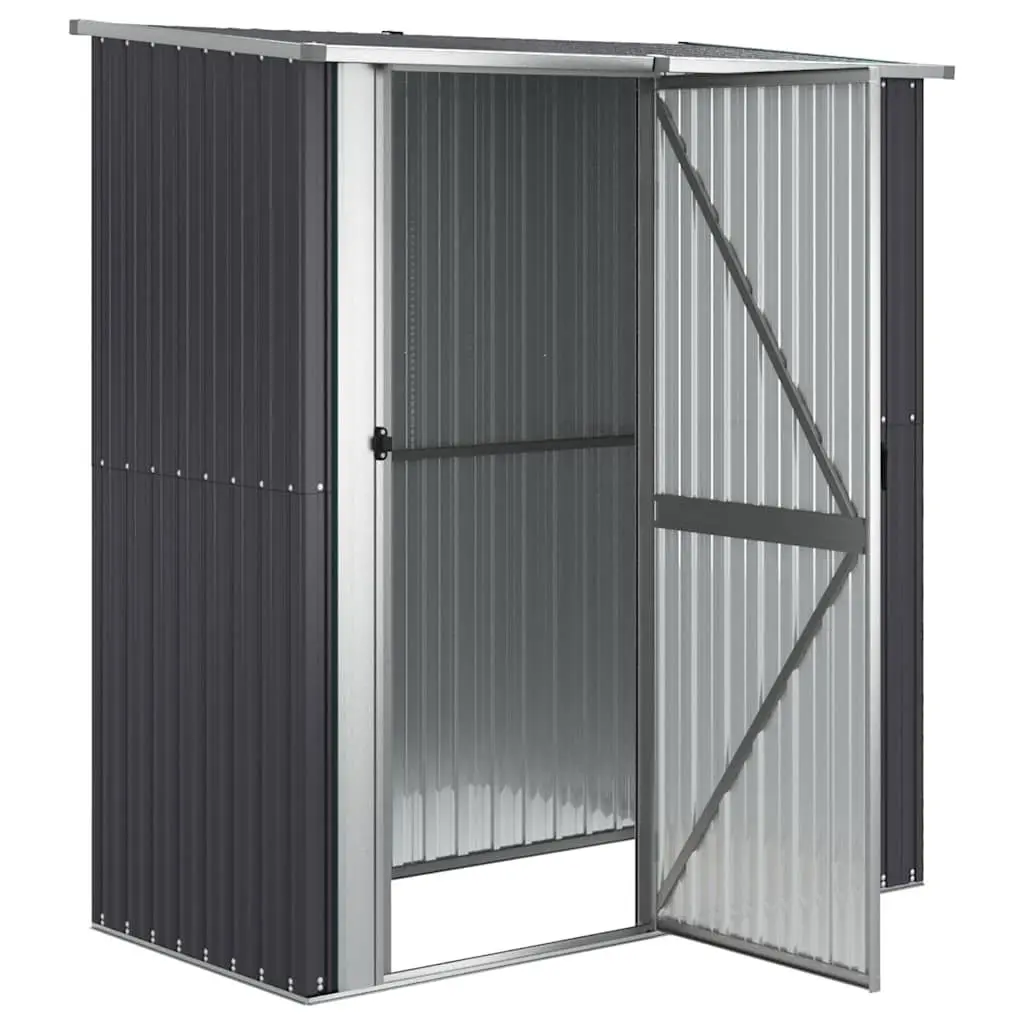 Garden Shed Galvanised Steel Anthracite 180.5 x 97 x 209.5 cm