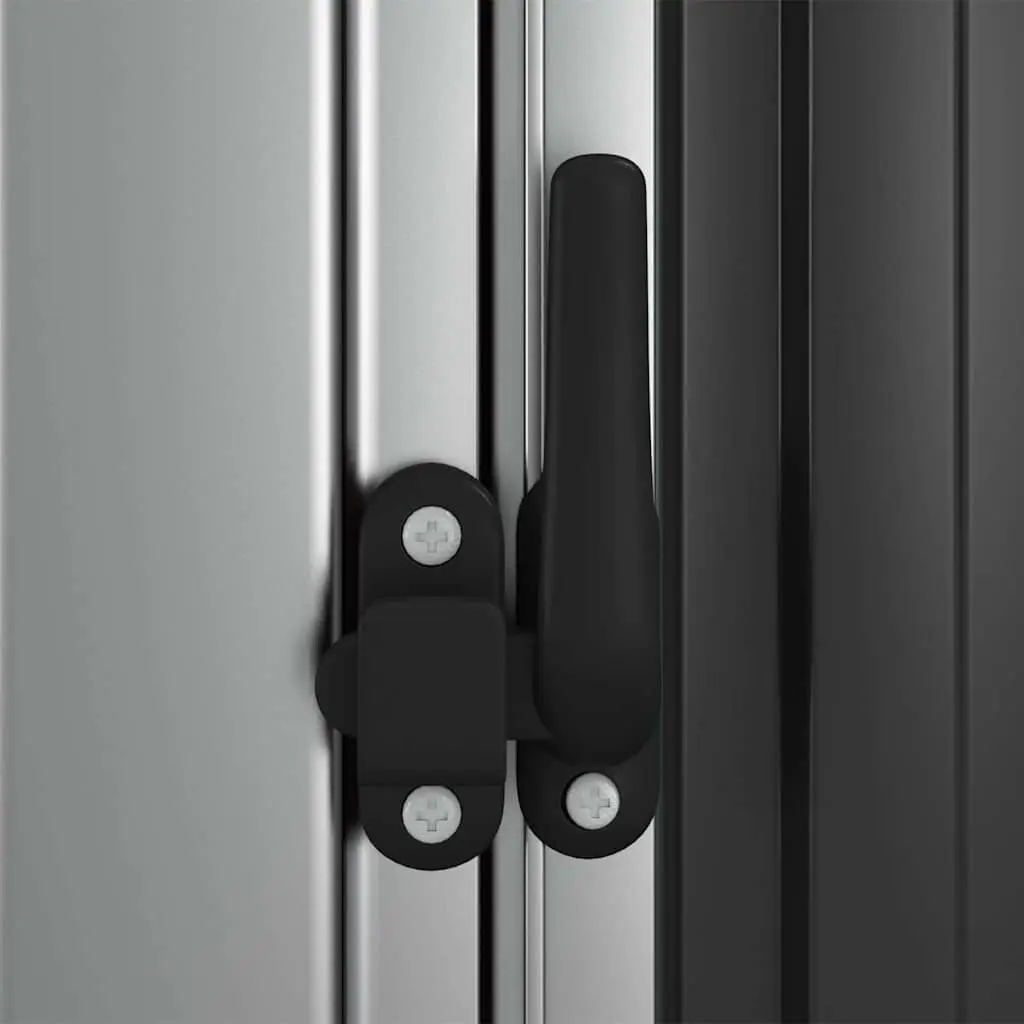 Garden Shed Galvanised Steel Anthracite 180.5 x 97 x 209.5 cm