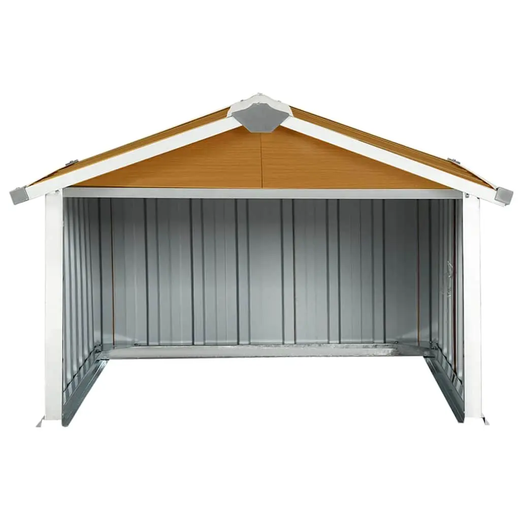 Galvanised Steel Robot Lawnmower Storage Shed