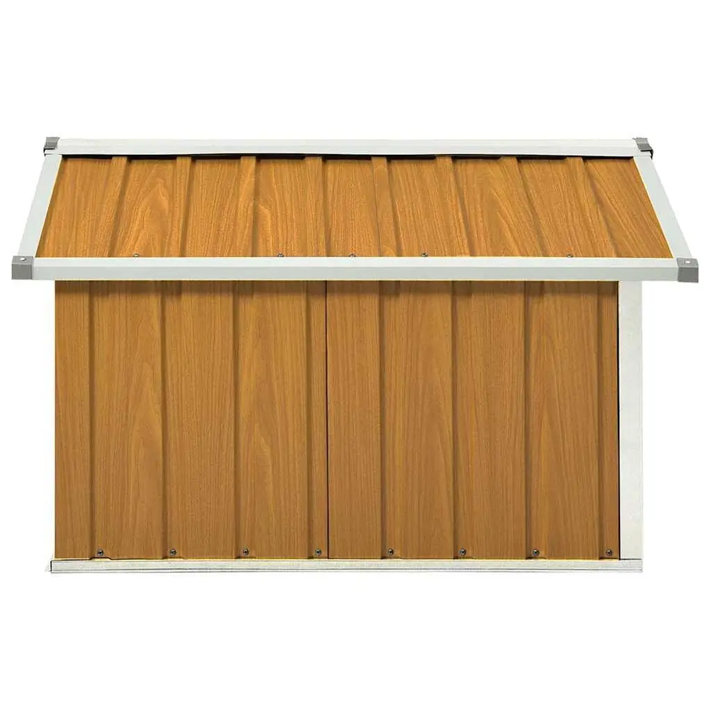 Galvanised Steel Robot Lawnmower Storage Shed