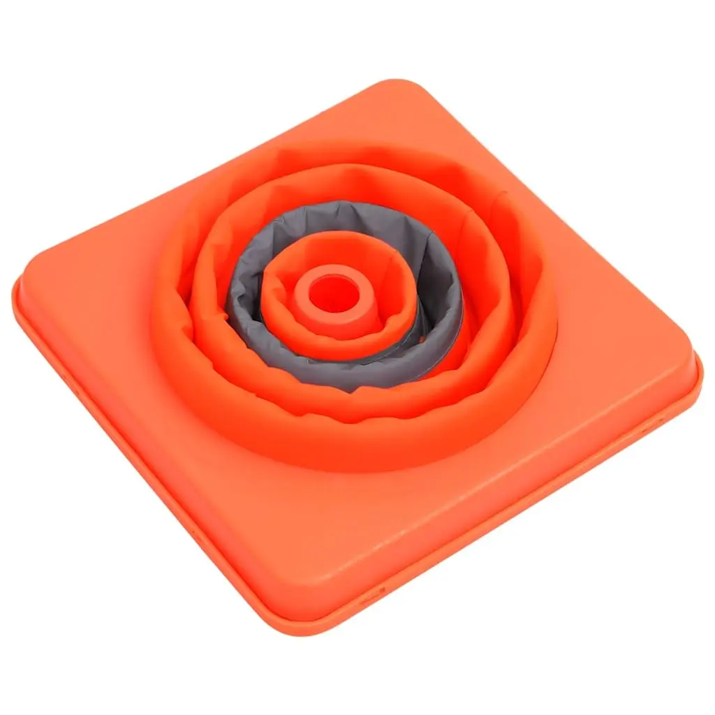 Pop-up Traffic Cones 10 Pcs 42 cm High Visibility Safety Warning Roadside