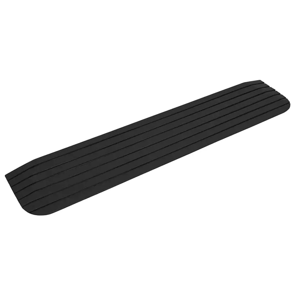 Threshold Ramp Rubber Non-Slip 110 x 21 x 2.5 cm