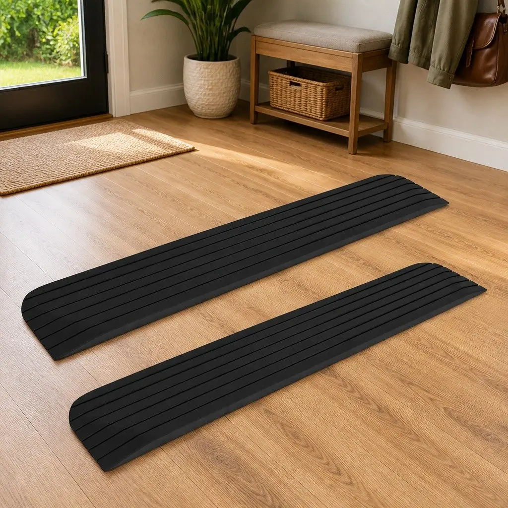 Rubber Threshold Ramps for Mobility Devices