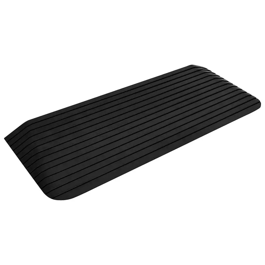 Threshold Ramp Rubber Non-Slip 110 x 41 x 5 cm Portable Mobility Aid