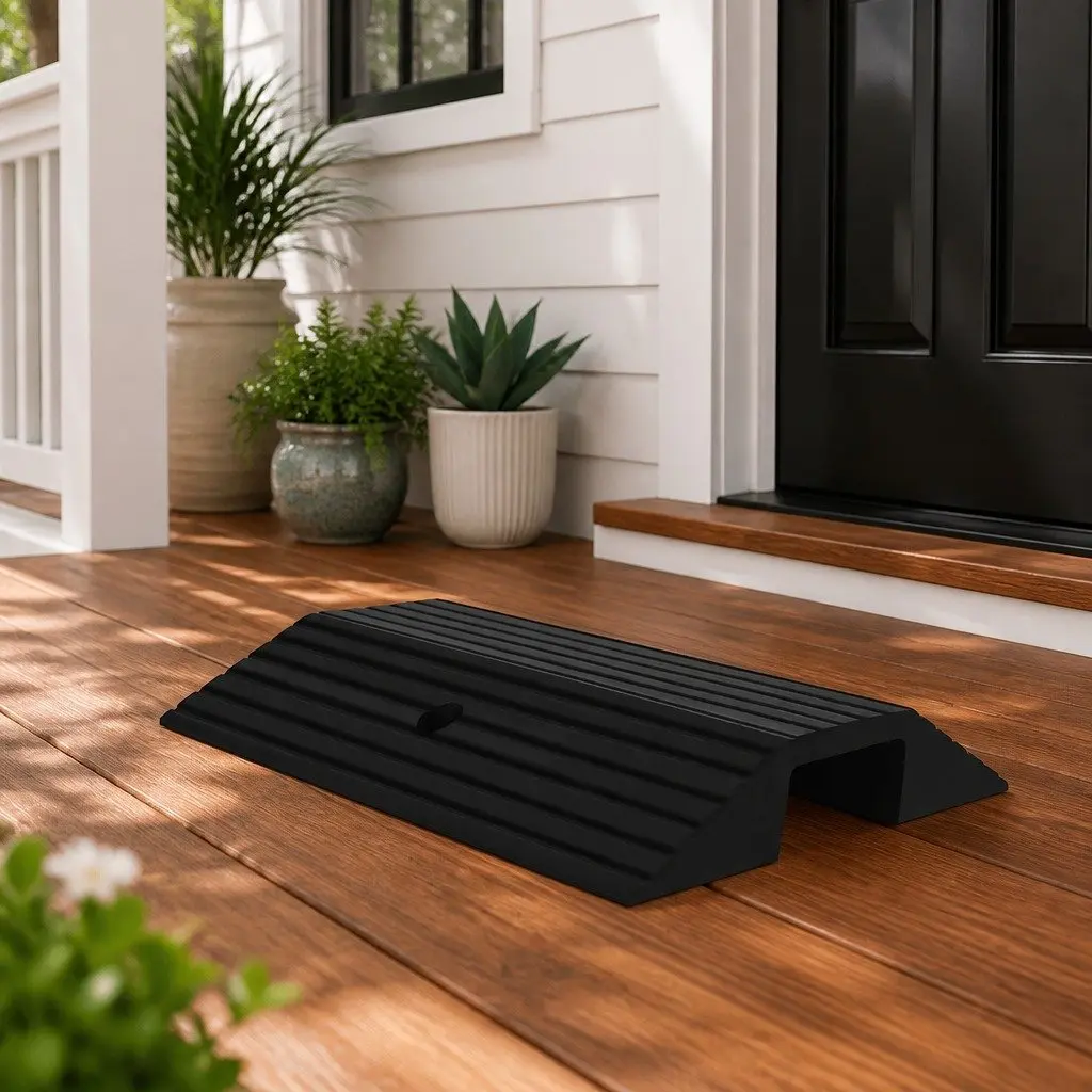 Rubber Bridge Threshold Ramp for Mobility Devices