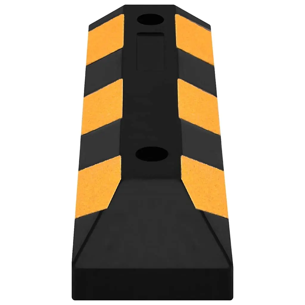 Reflective Rubber Parking Blocks 2pcs