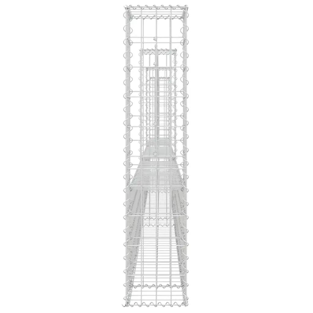 U-Shape Gabion Basket Fence with 4 Posts
