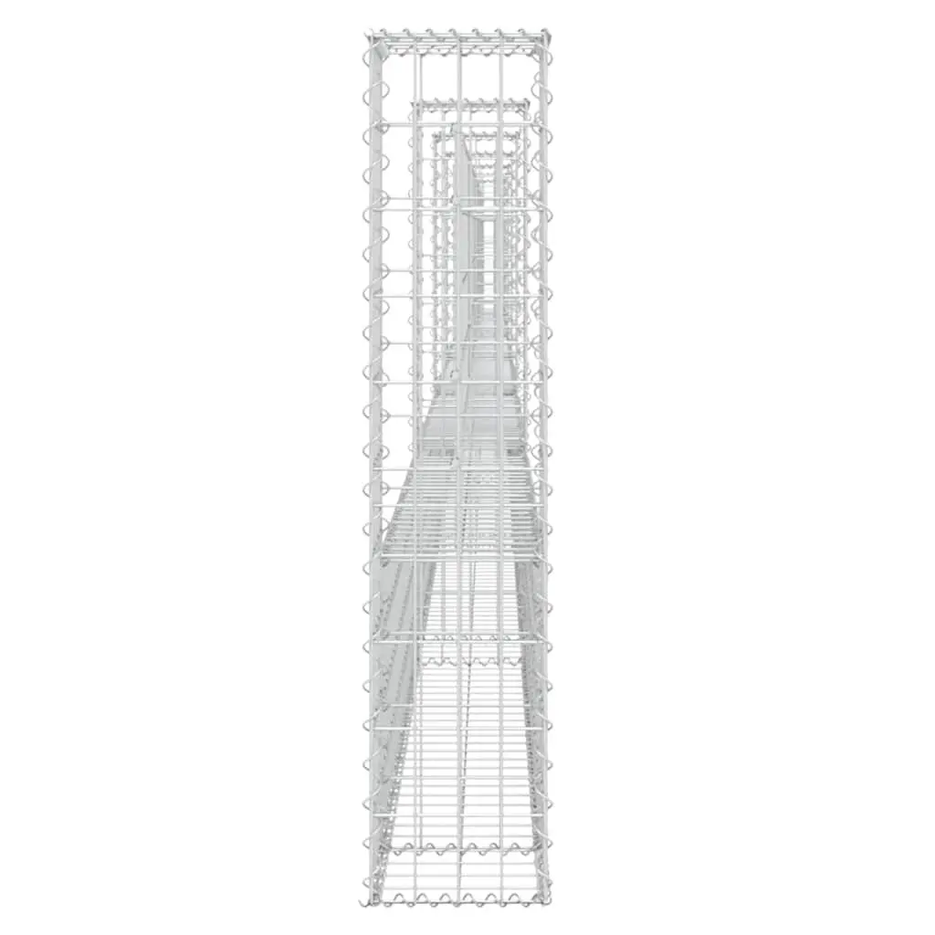 U-Shape Gabion Basket with 6 Iron Posts
