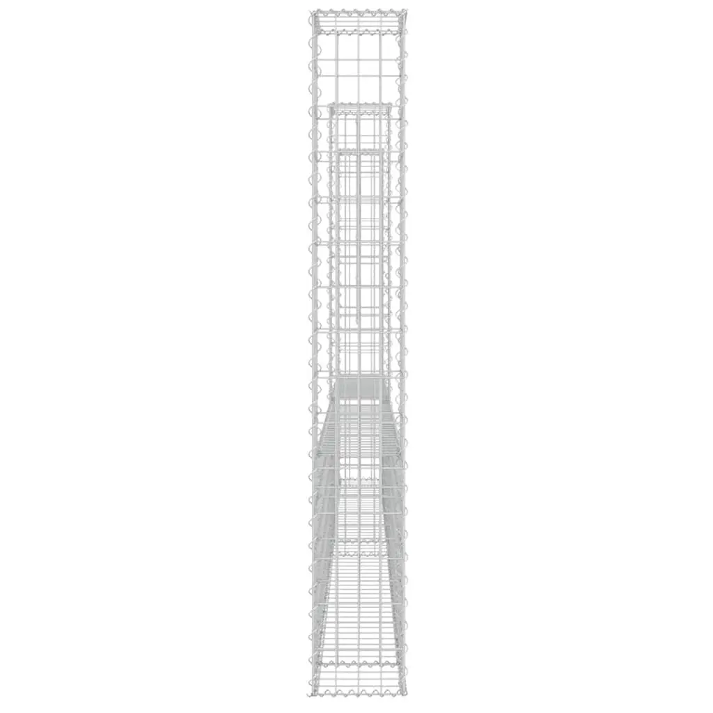 U-Shape Gabion Basket with Posts for Landscaping