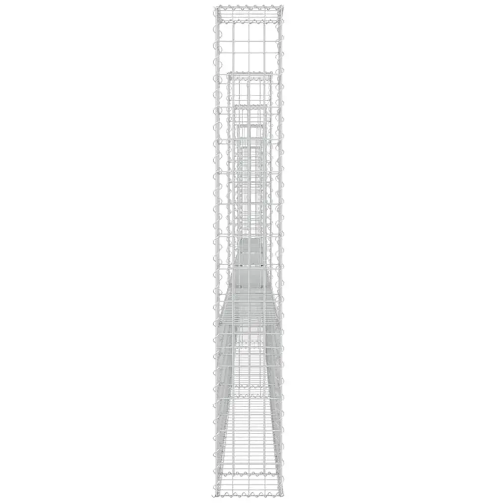 U-Shape Gabion Basket with 6 Posts for Fencing