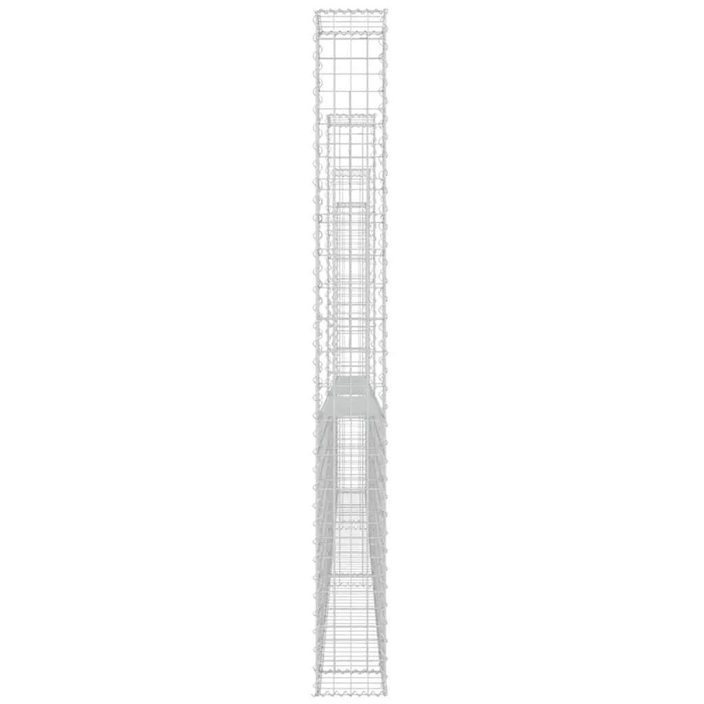 U-Shape Gabion Basket Fence Panel with 4 Posts