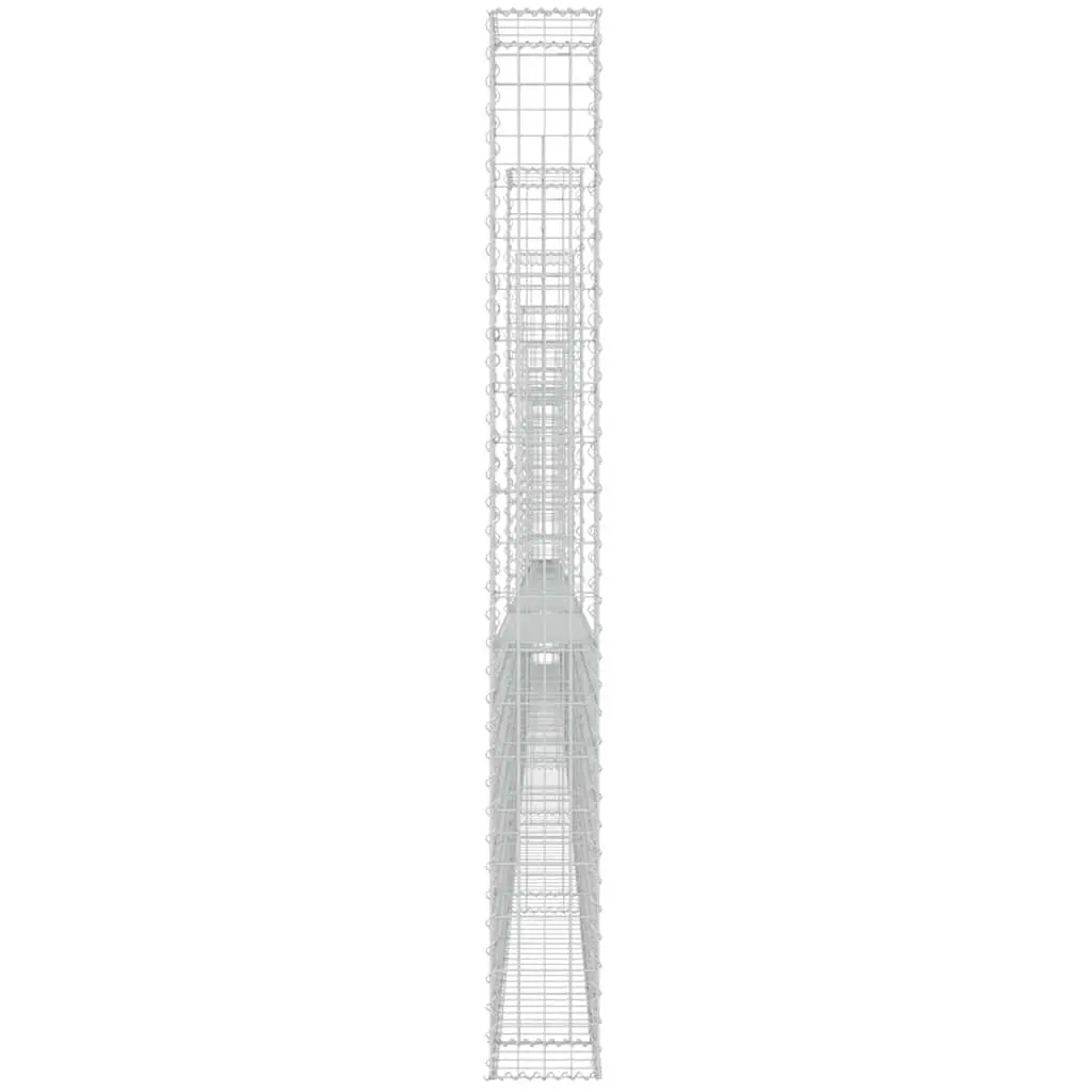 U-Shape Gabion Basket with 8 Posts for Fencing