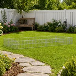 Galvanised Steel Gabion Raised Bed for Stylish Gardening