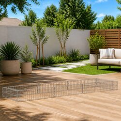Durable Galvanised Steel Gabion Raised Bed for Your Garden