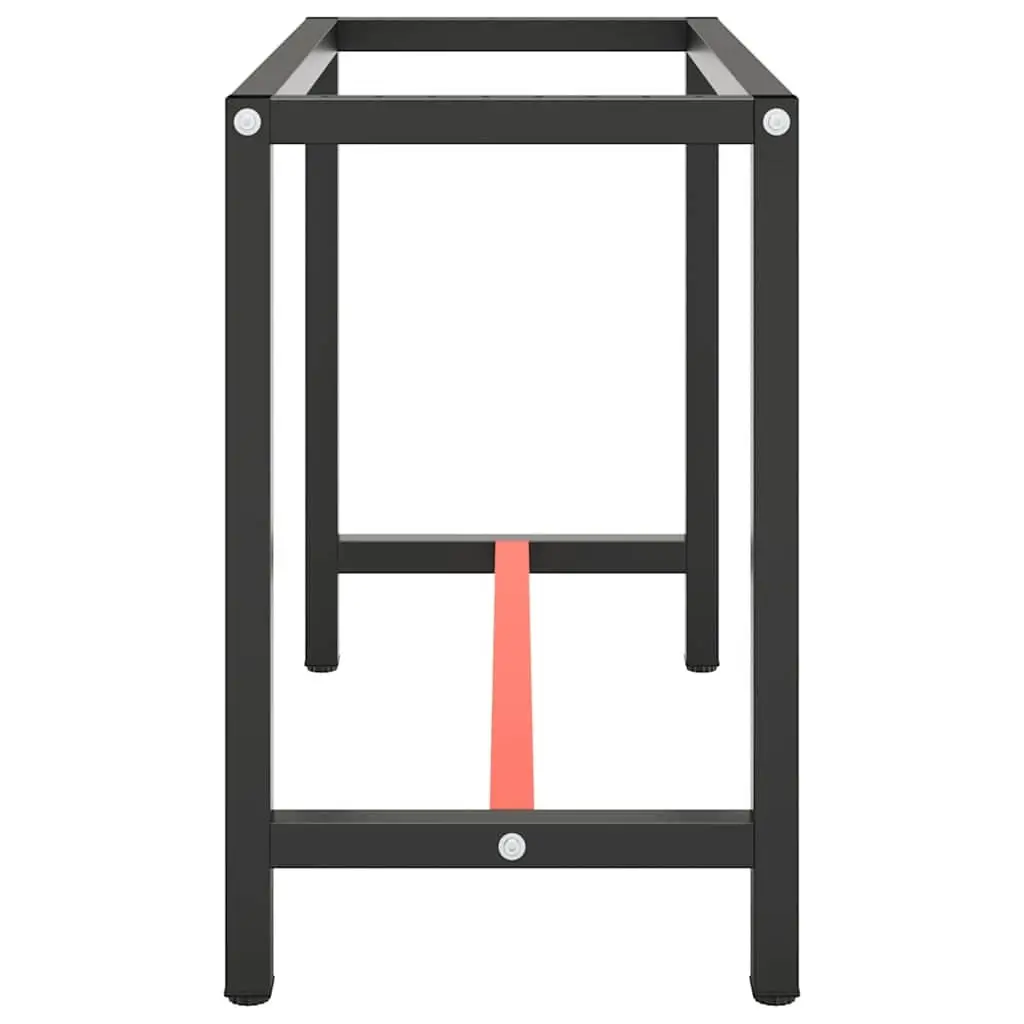 Work Bench Frame Metal Heavy Duty 110x50x79cm Black