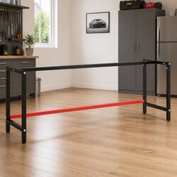 Heavy Duty Metal Work Bench Frame with Reinforced Support