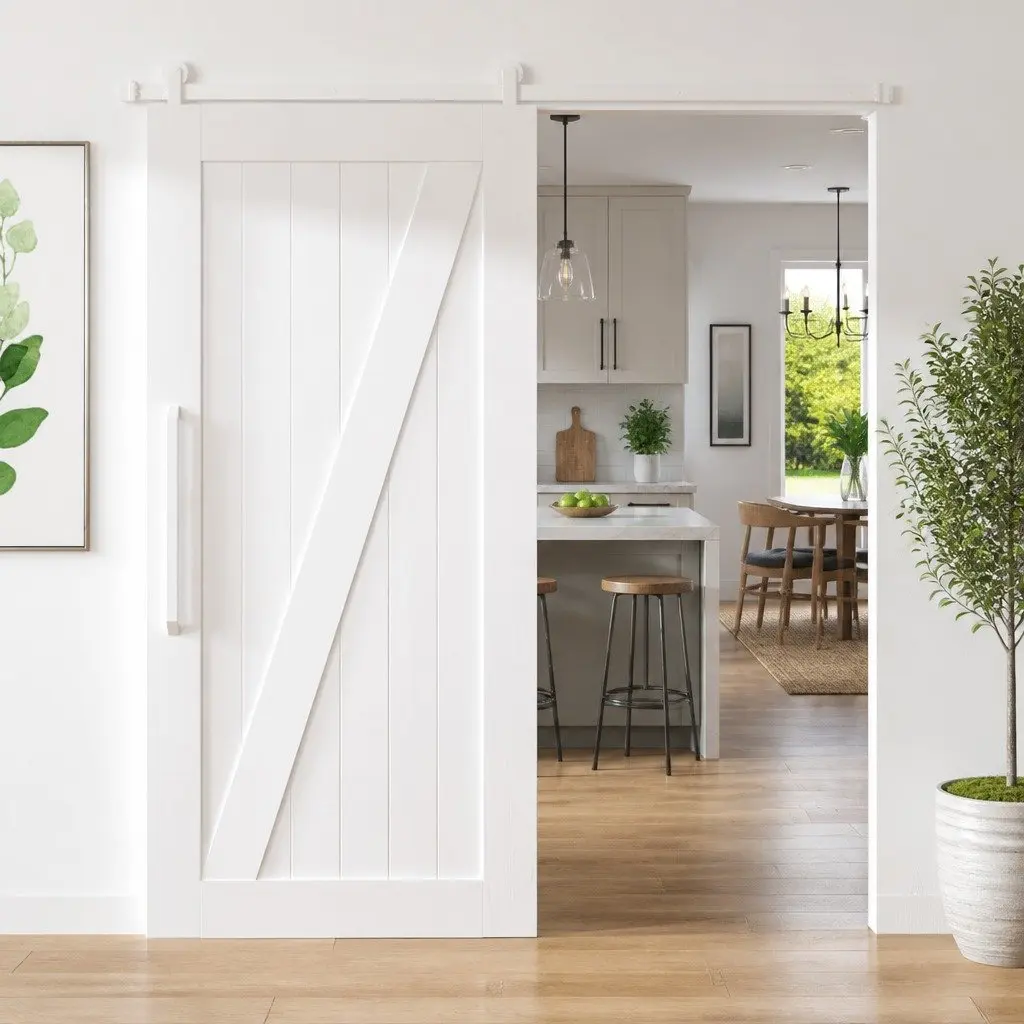Sliding Door Hardware Kit 183cm Steel Track