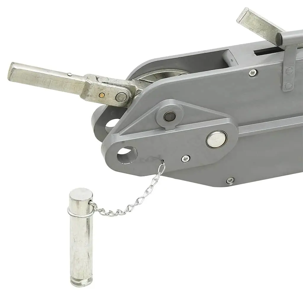 Hand Winch Aluminium 3200kg Portable Manual Pulling Hoist Telescopic Handle