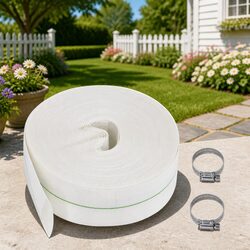 Flat Hose 100m 2 Inch Coil Water Pump Irrigation High Pressure PE Lining Garden