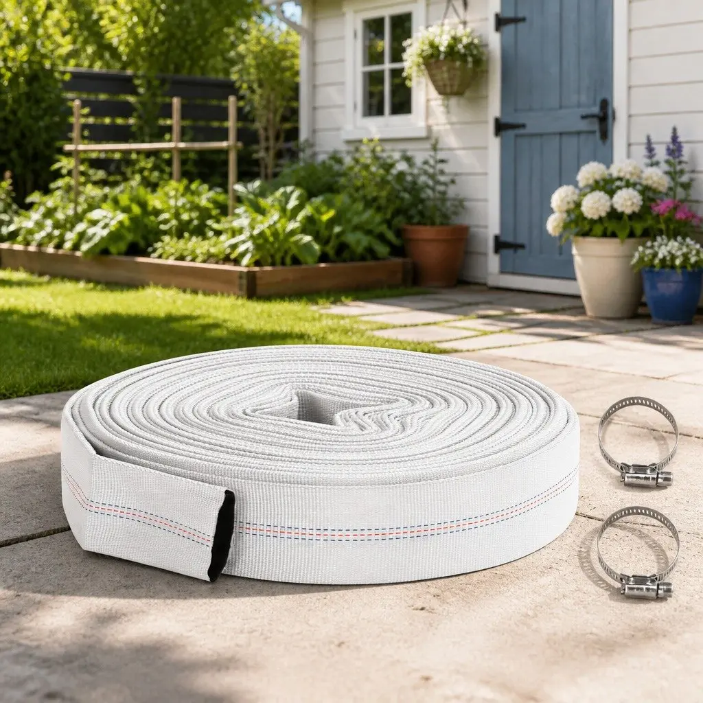 Reinforced 30m PVC Fire Hose for High-Pressure Use